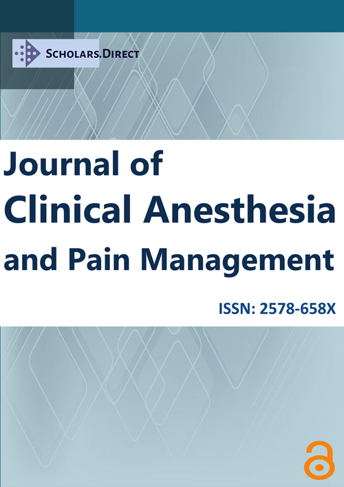 Journal of Anesthesia & Pain Management